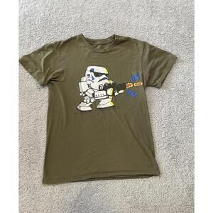 Star Wars Disneyland Walt Disney World Mens Small Stormtrooper T-Shirt Olive